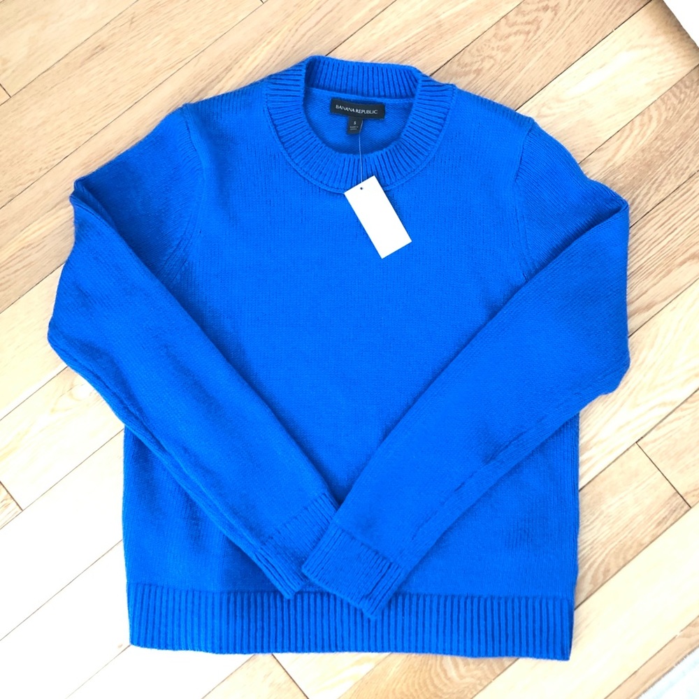 Banana Republic Royal Blue Crewneck Sweater
